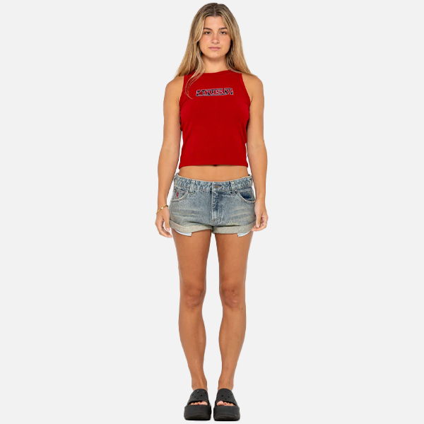 Rusty Norty Phoenix Low Rise Denim Short - Dirty Dawg