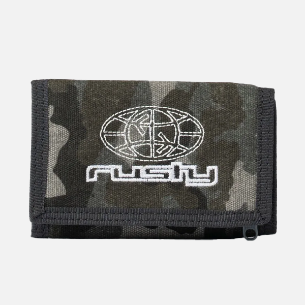 Rusty Rambo Tri-Fold Wallet - Grey Camo