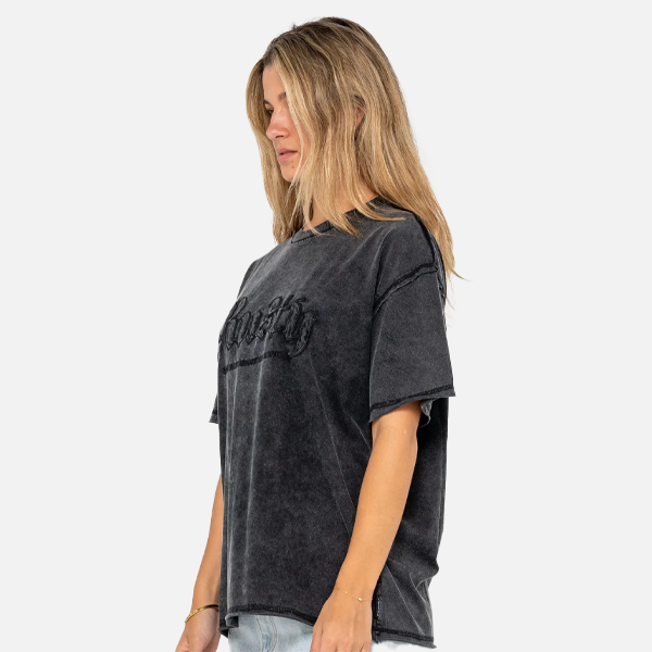 Rusty Roxanne Feeln Rusty OS Tee - Washed Black
