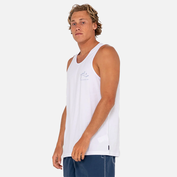 Rusty Sleds And Meds Tank - White