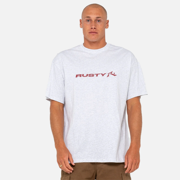 Rusty Vitals Tee - Ecru Marle