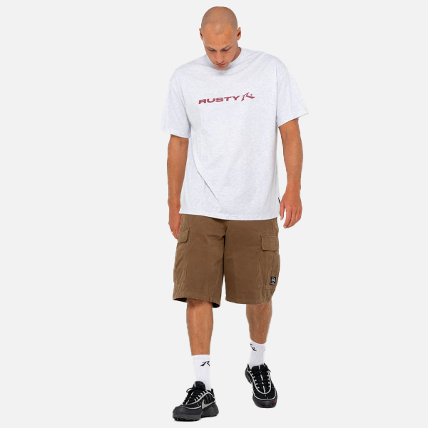 Rusty Vitals Tee - Ecru Marle