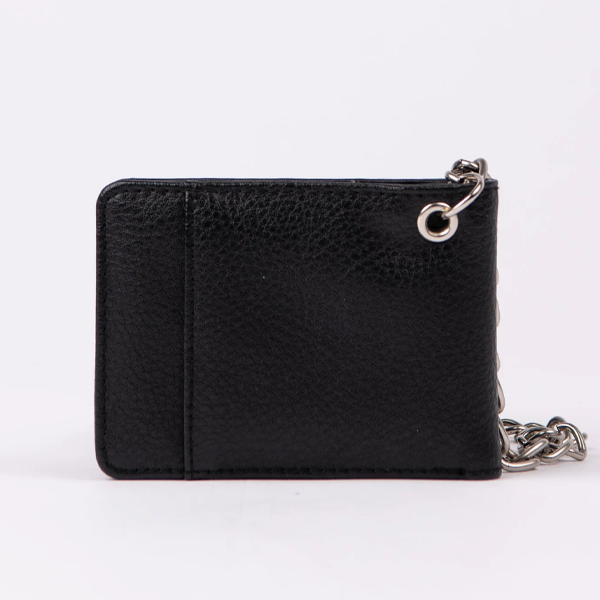 Rusty Warp Speed Chain Wallet - Black