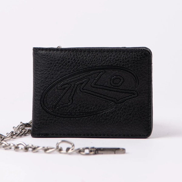 Rusty Warp Speed Chain Wallet - Black