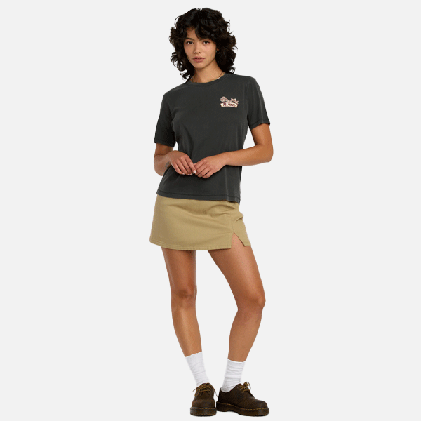 RVCA Daily Tee - Washed Black