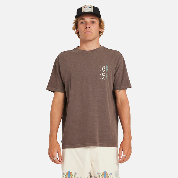 RVCA Mel G Flora Tee - Mocha