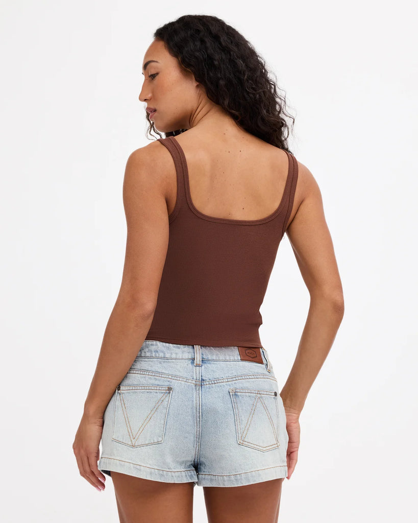 RVCA Sun Valley Tank - Chocolate
