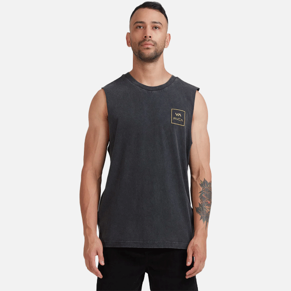 RVCA VA All The Ways Muscle - Black Acid