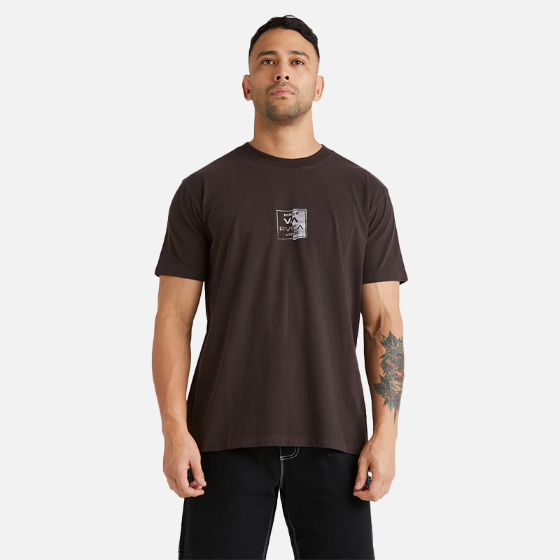 RVCA VA Torn Tee - Chocolate Torte