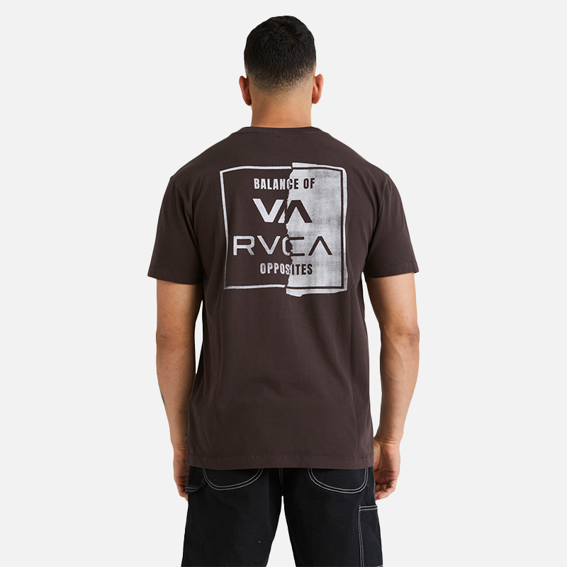 RVCA VA Torn Tee - Chocolate Torte