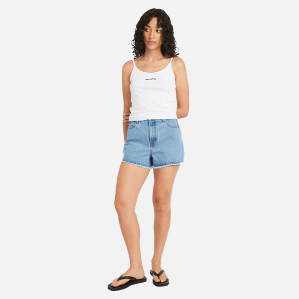 RVCA Pointelle Tank - White