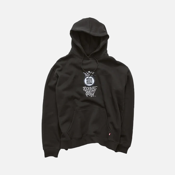 S-Double Crown Dot Hood - Black