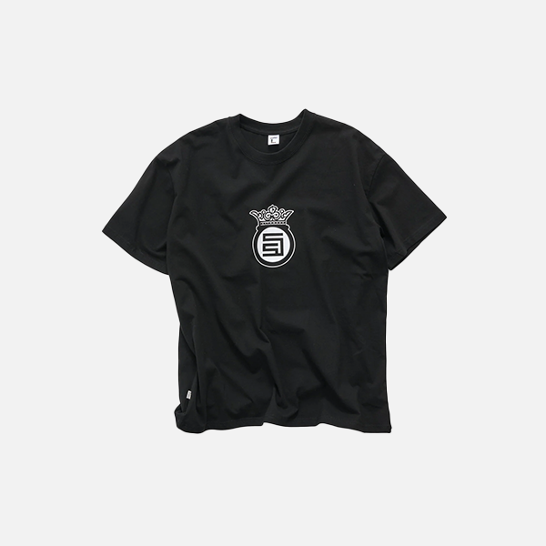 S-Double Crown Dot Tee - Black