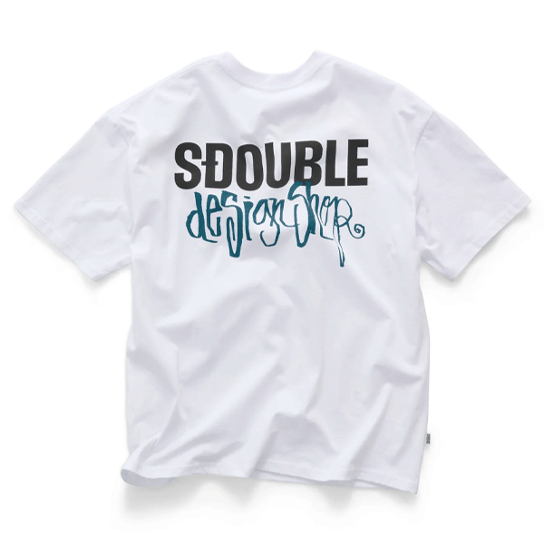 S-Double Funky Design Shop SS Tee - White