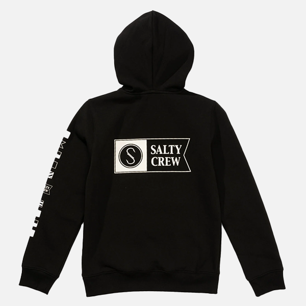Salty Crew Boys Alpha Colour Block Hood - Black