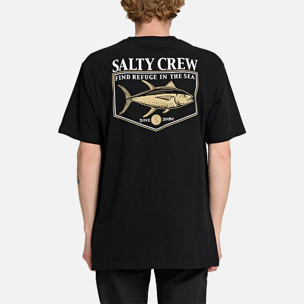 Salty Crew Angler Standard SS Tee - Black