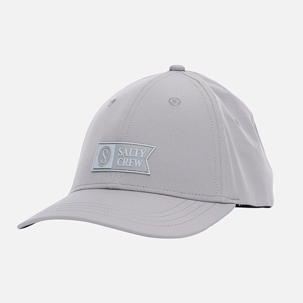 Salty Crew Apex Elastic 6 Panel Cap - Grey