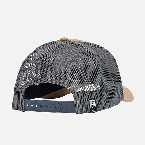 Salty Crew Big Blue Retro Trucker Hat - Khaki