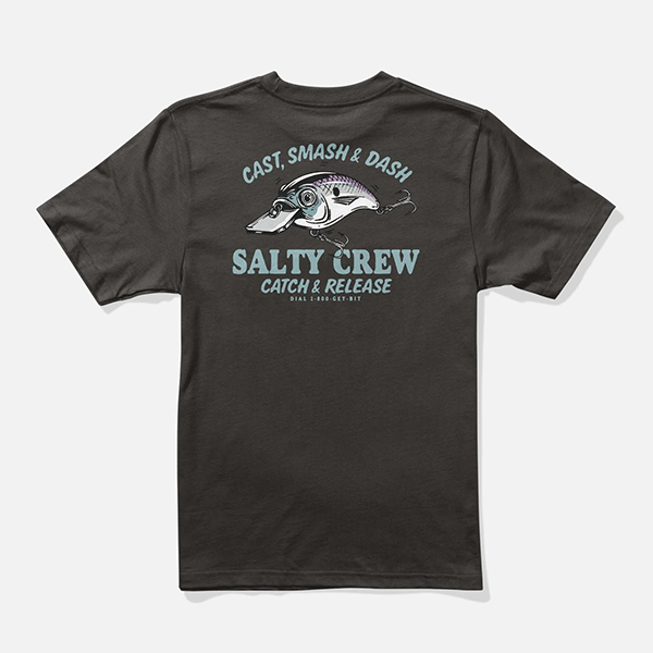 Salty Crew Cast Life Boys SS Tee - Black