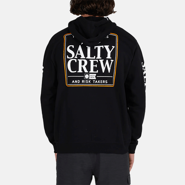 Salty Crew Coaster Zip Fleece - Black