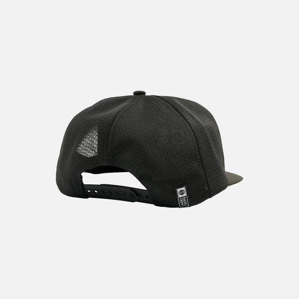Salty Crew Flagship Tech Trucker - Black