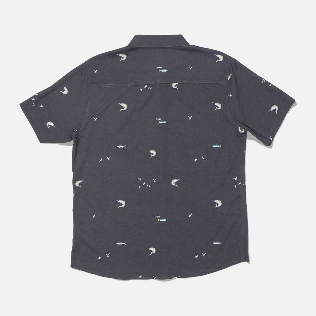 Salty Crew Flagship UV Button Up Shirt - Dark Grey - view 2 | Propaganda Streetwear & Skate