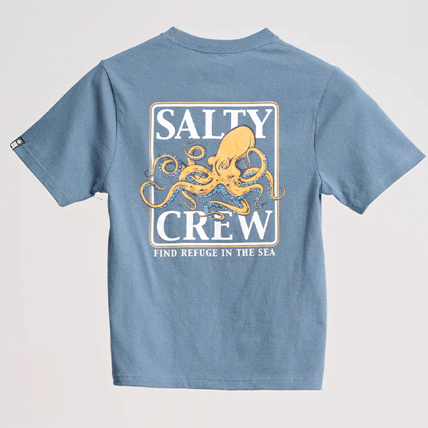 Salty Crew Ink Slinger Boys S/S Tee - Slate