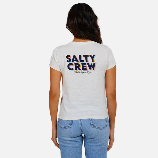 Salty Crew Jolly Modern Tee - Off White