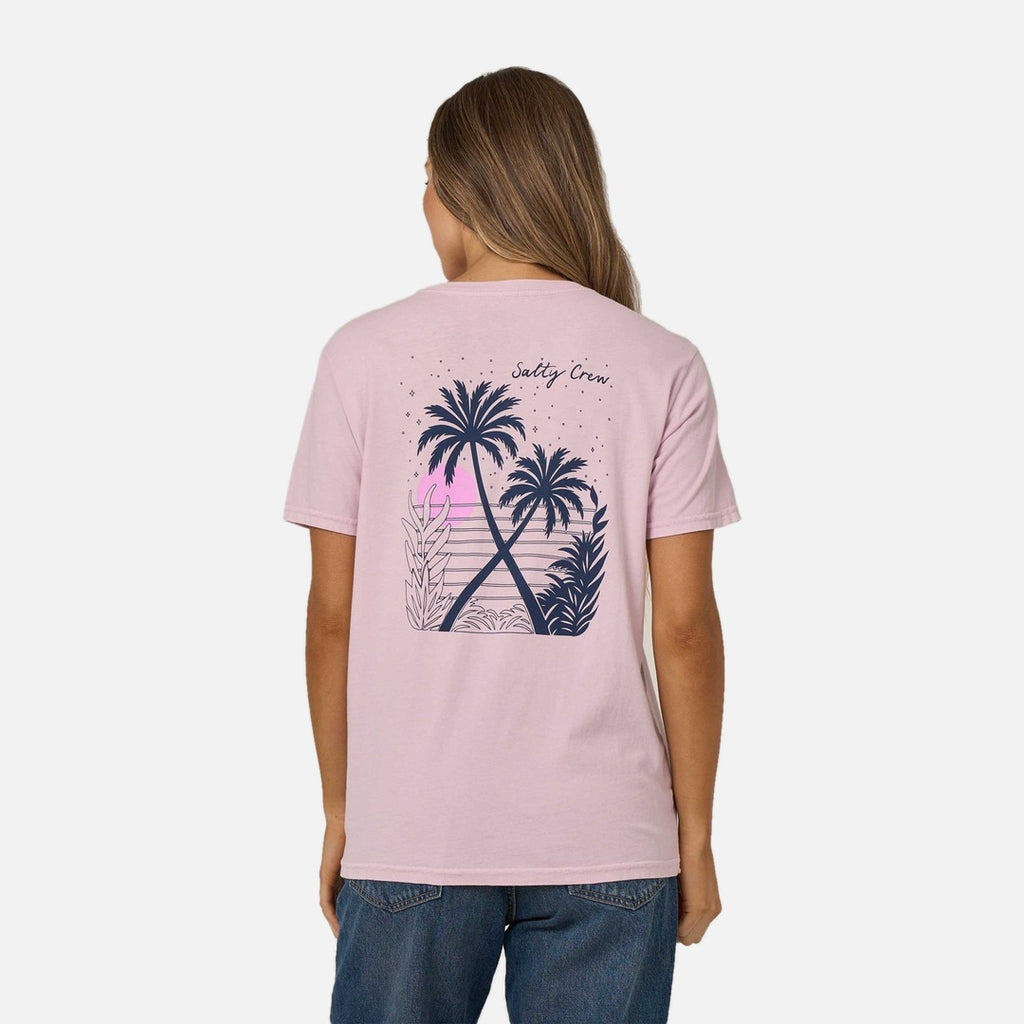Salty Crew Moon Wake BF Tee - Pale Orchid | Propaganda Streetwear & Skate