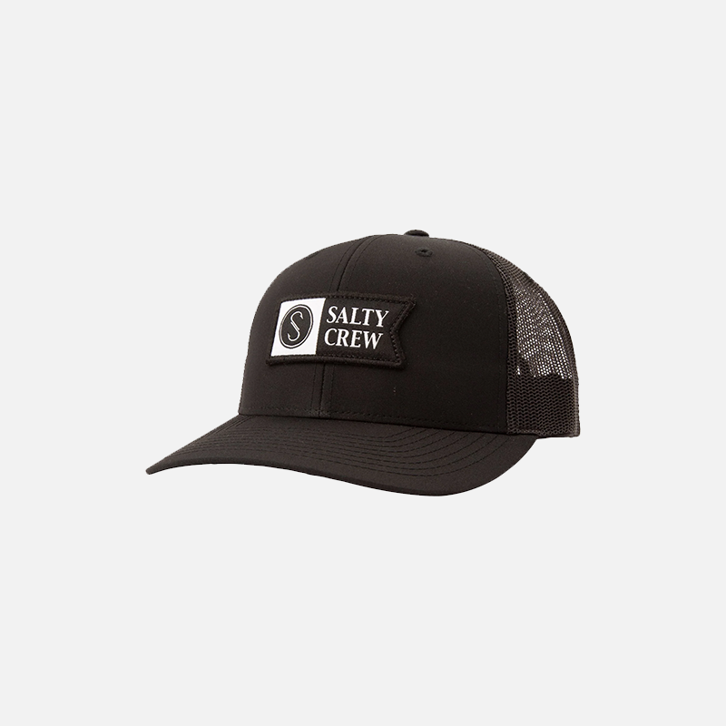 Salty Crew Pinnacle 2 Retro Trucker - Black/Black