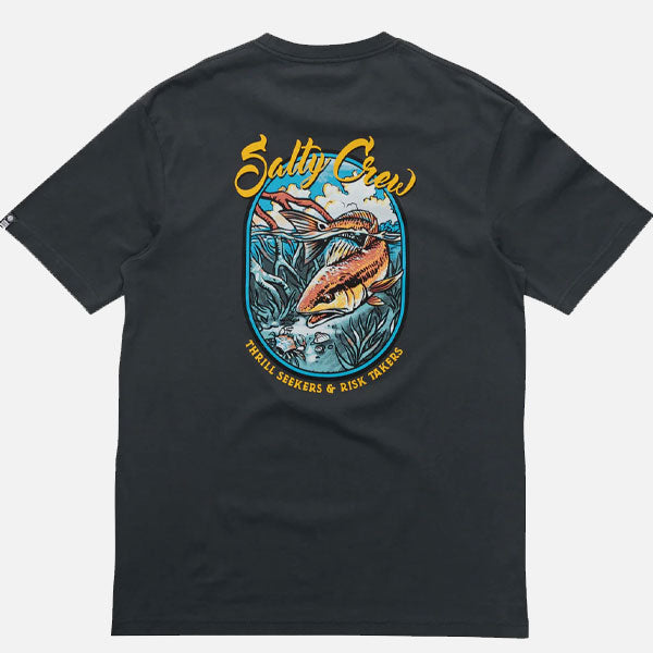 Salty Crew Red Fish Premium Tee - Coal