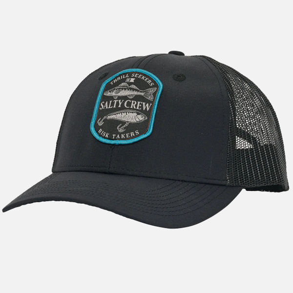 Salty Crew Baited Retro Trucker - Black
