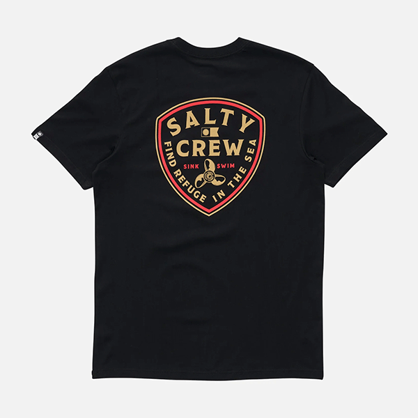Salty Crew Rotor Premium SS Tee - Black