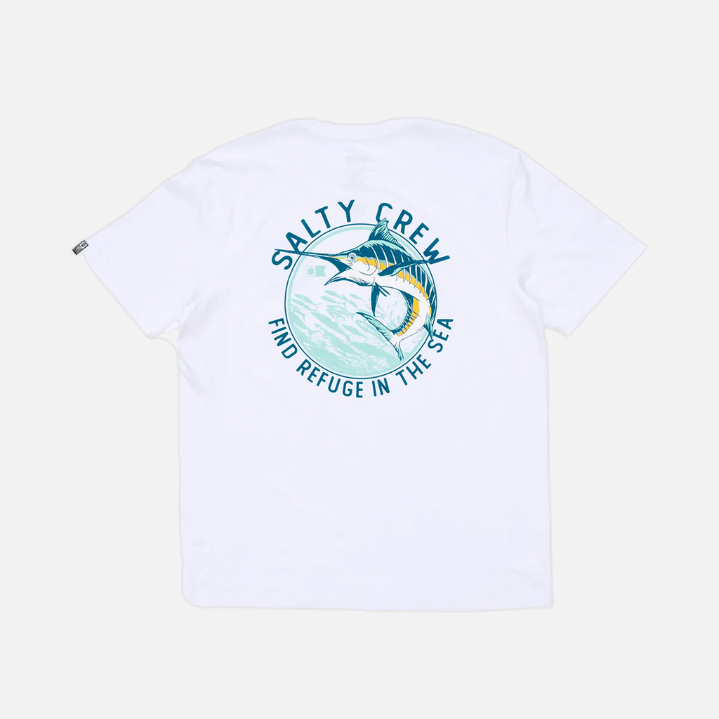 Salty Crew Schooled Premium Tee - White