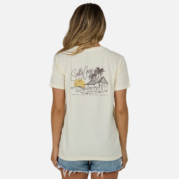 Salty Crew Shape Shack B.F Tee - Off White