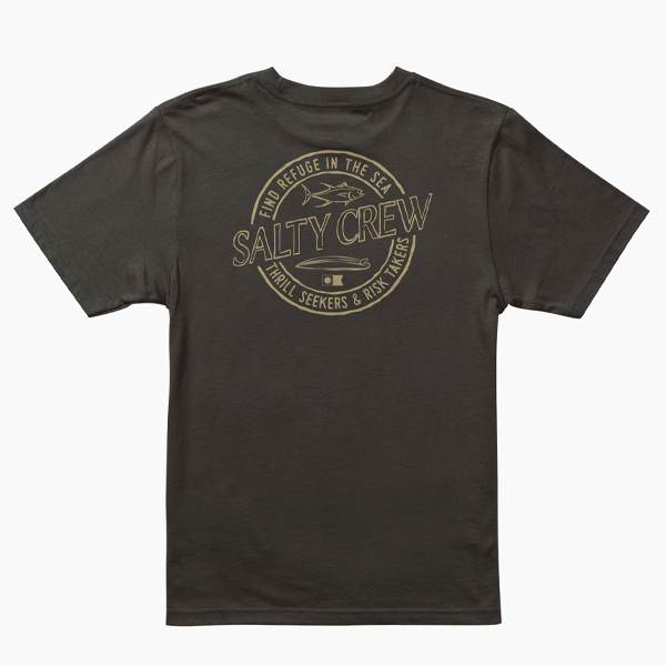 Salty Crew Boys Skewed Tee - Black