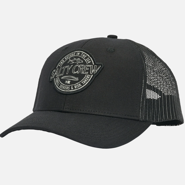 Salty Crew Skewed Retro Trucker - Black
