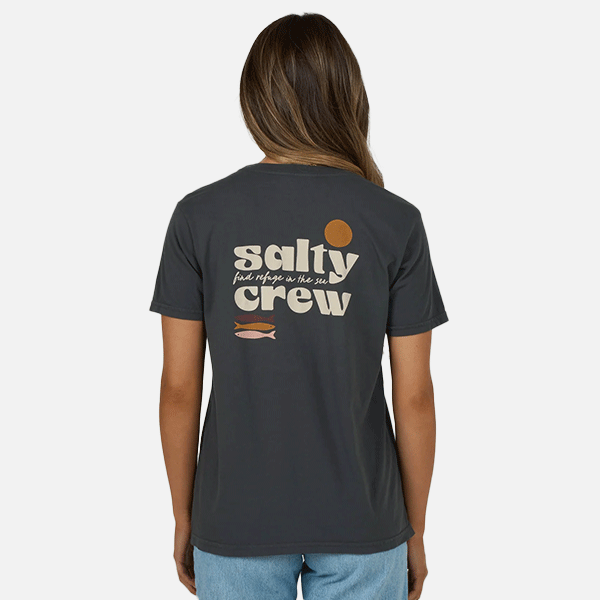 Salty Crew Small Bite BF Tee - Charcoal