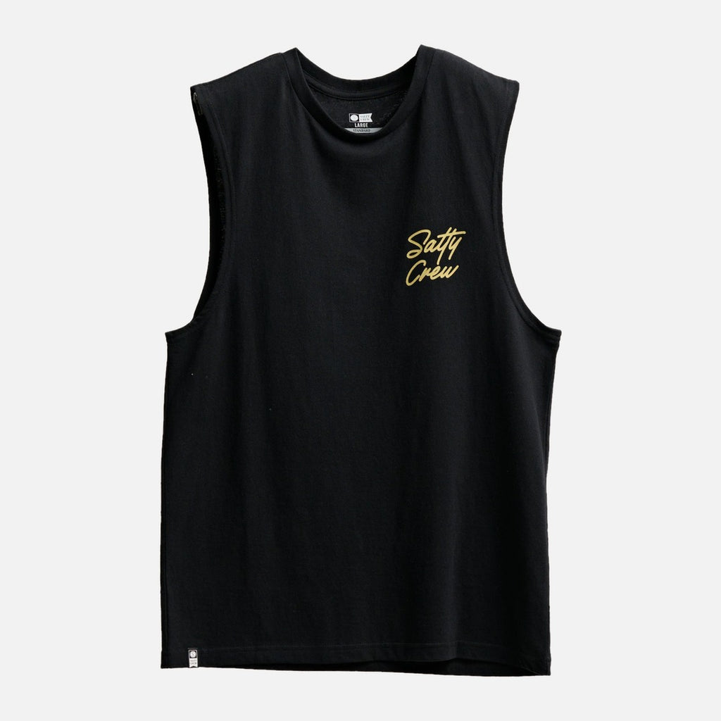Salty Crew Snapper Muscle Tank - Black - view 4 | Propaganda Streetwear & Skate