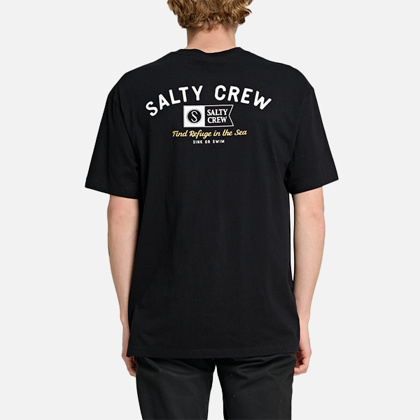 Salty Crew Surf Club Premium Tee - Black