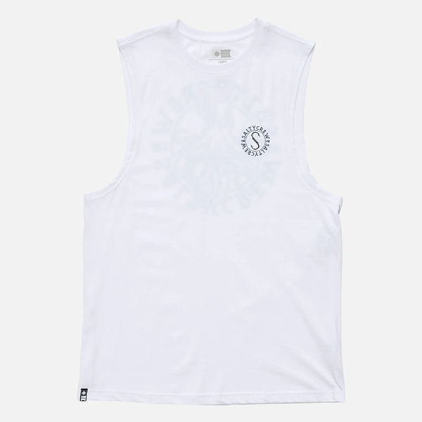 Salty Crew Tentacles Muscle Tank - White