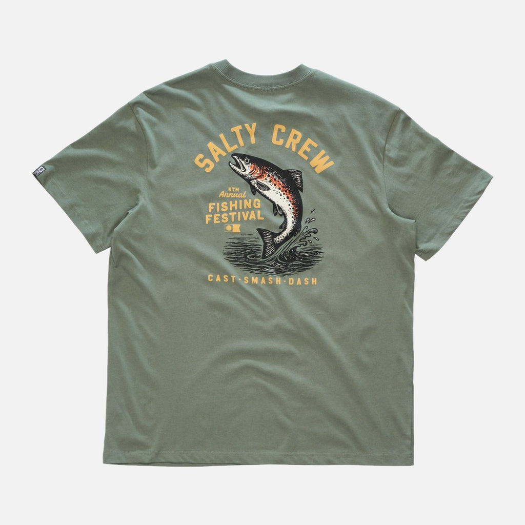 Salty Crew Trout Classic Tee - Laurel Wreath | Propaganda Streetwear & Skate