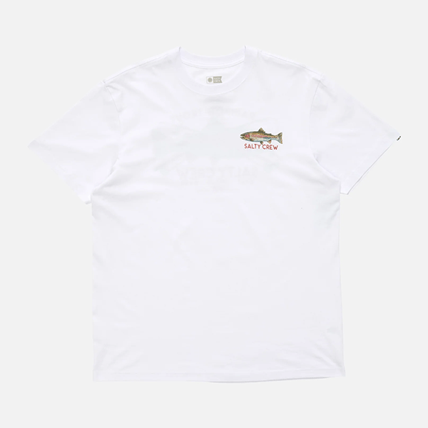 Salty Crew Trout Mount Premium SS Tee- White