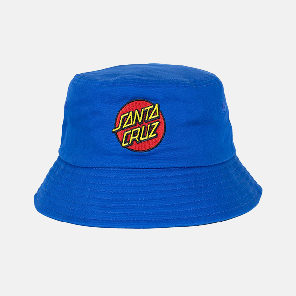 Santa Cruz Classic Dot Patch Youth Bucket Hat - Blue