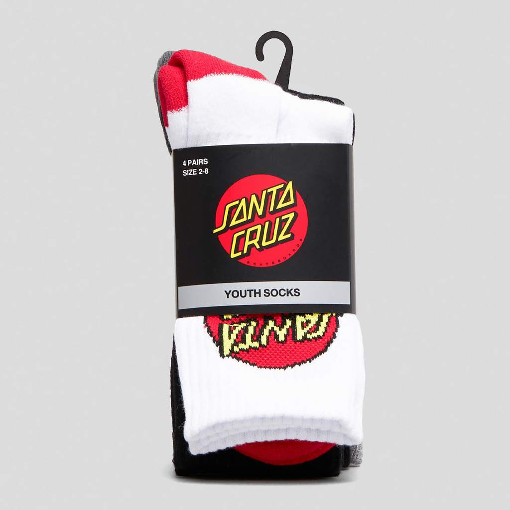 Santa Cruz Classic Dot Youth Socks - Multi