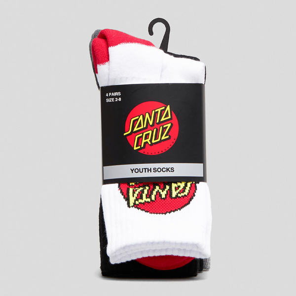 Santa Cruz Classic Dot Youth Socks - Multi