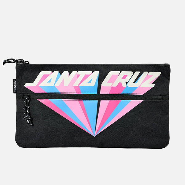 Santa Cruz Delta Strip Pencil Case - Black
