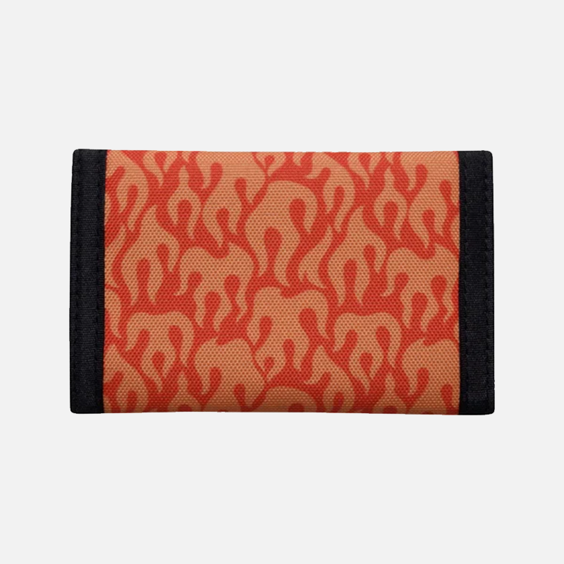 Santa Cruz Flaming Stack Velcro Wallet - Orange