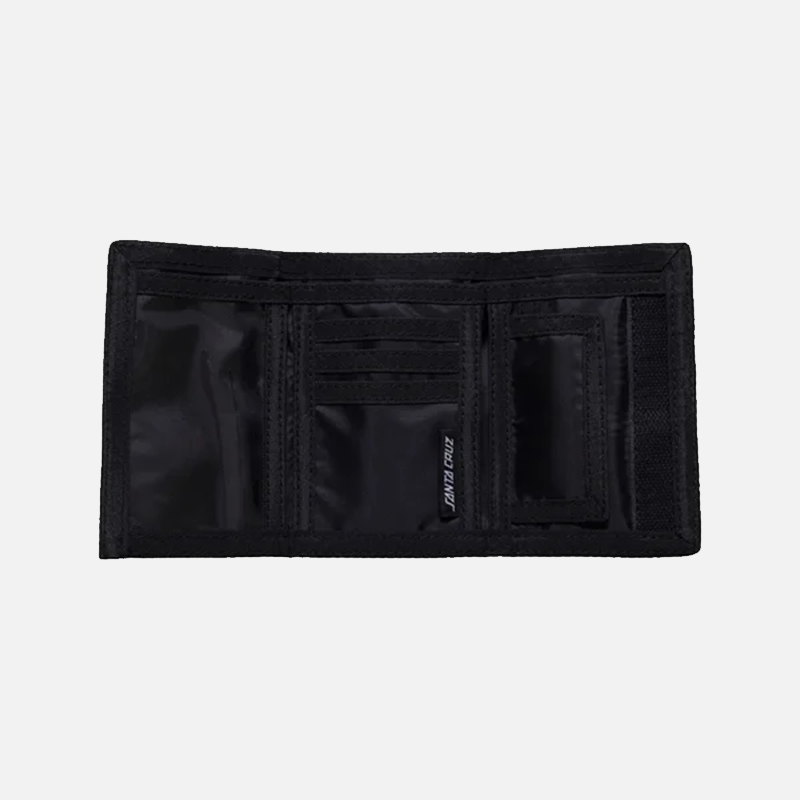 Santa Cruz Flaming Stack Velcro Wallet - Orange