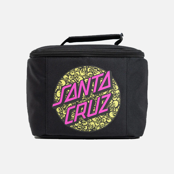 Santa Cruz Ossuary Dot Lunch Box  - Black